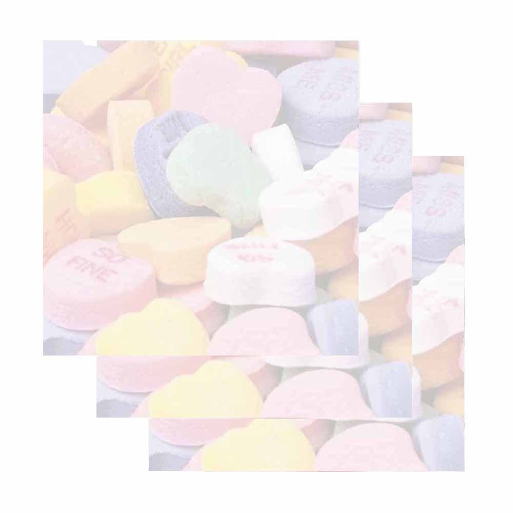 Candy Hearts Sticky Notes